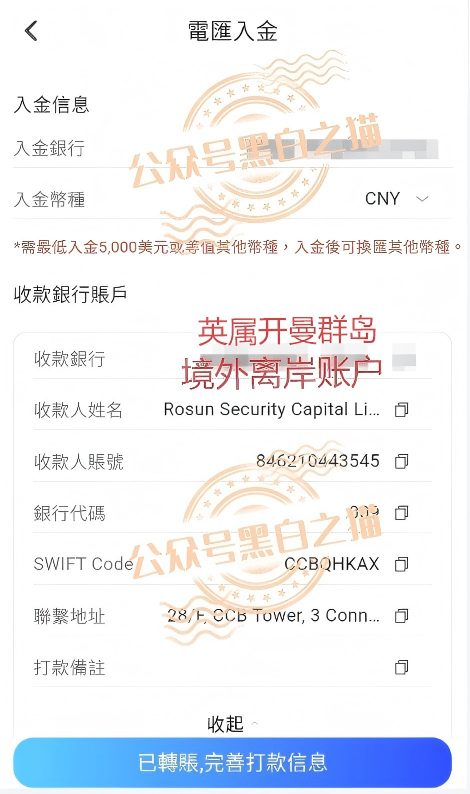 荣晟资本骗局截图