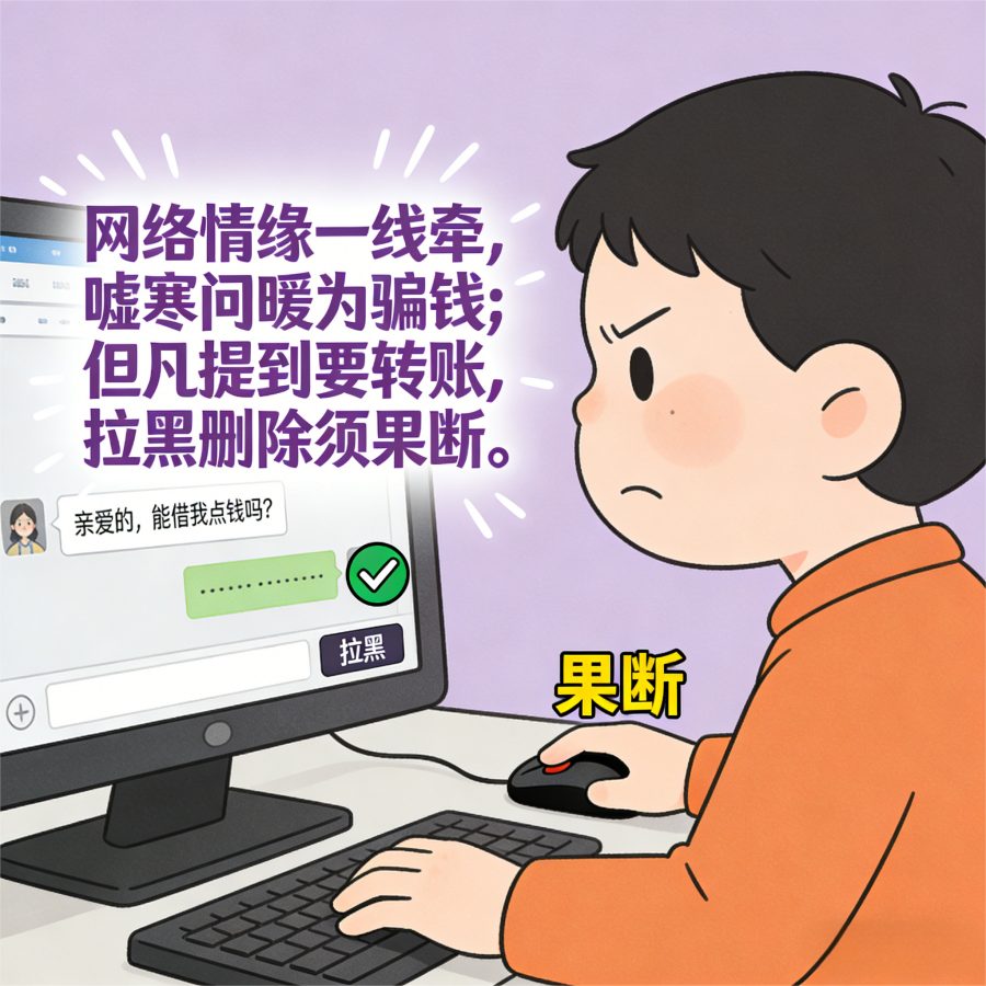 反诈警示图片
